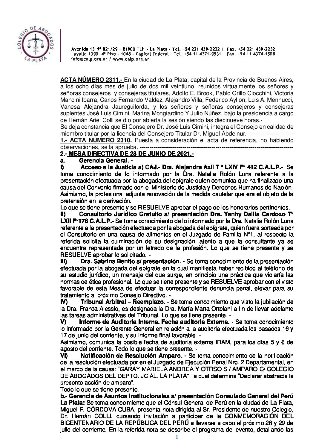 ACTA 2311