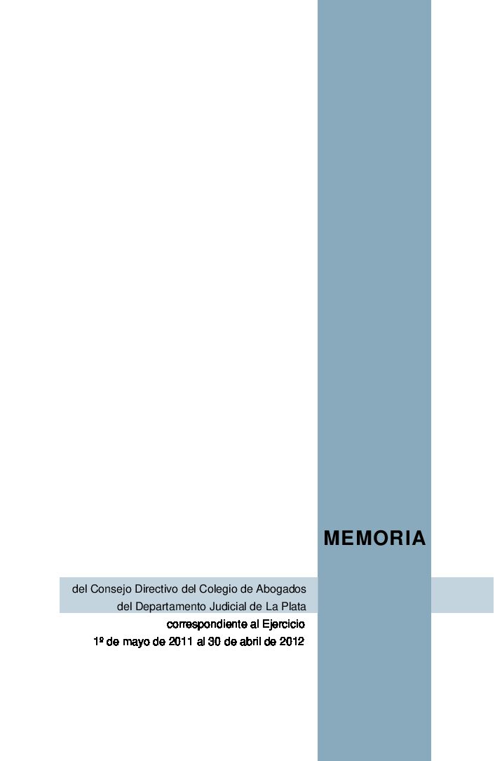 Memoria 2011 2012