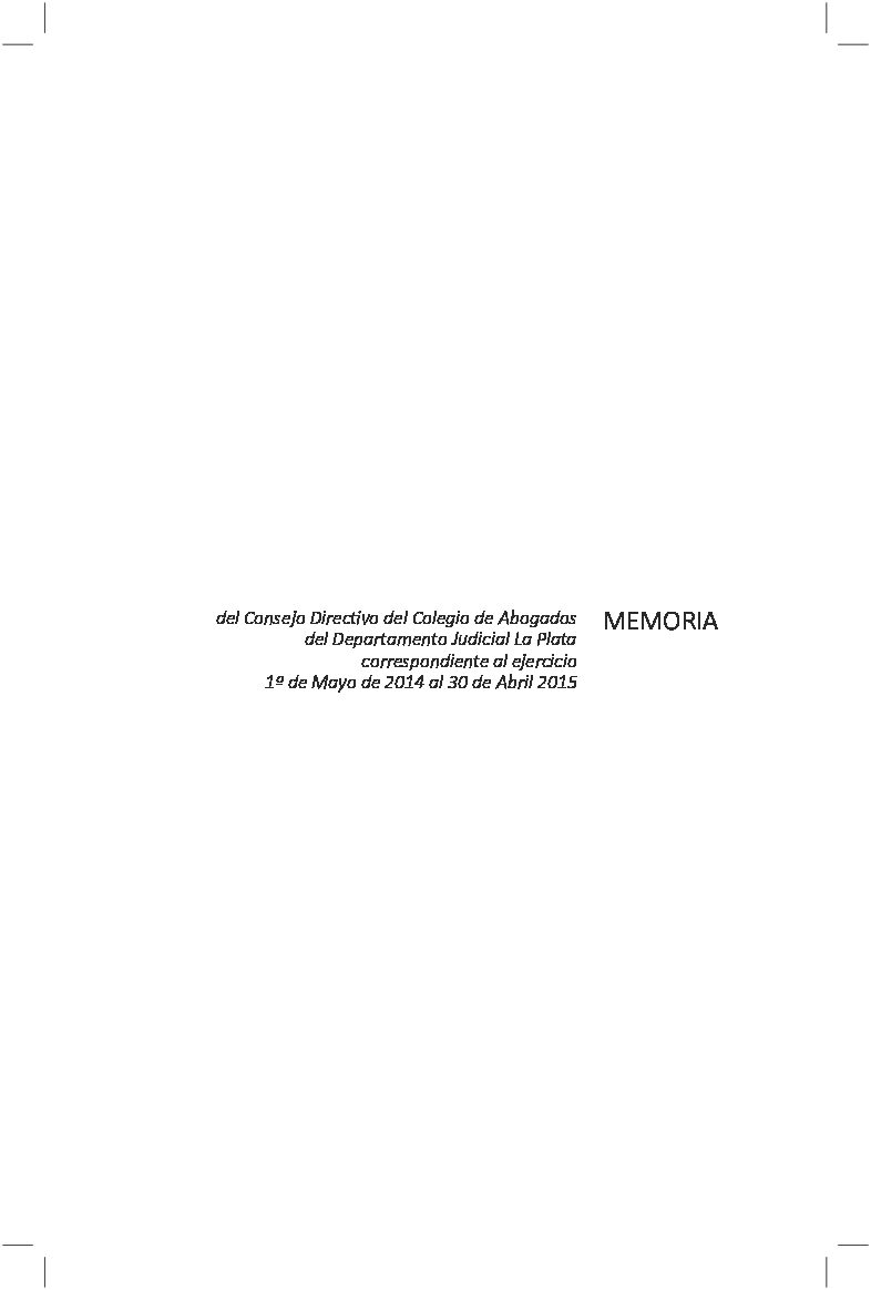 Memoria 2014 2015