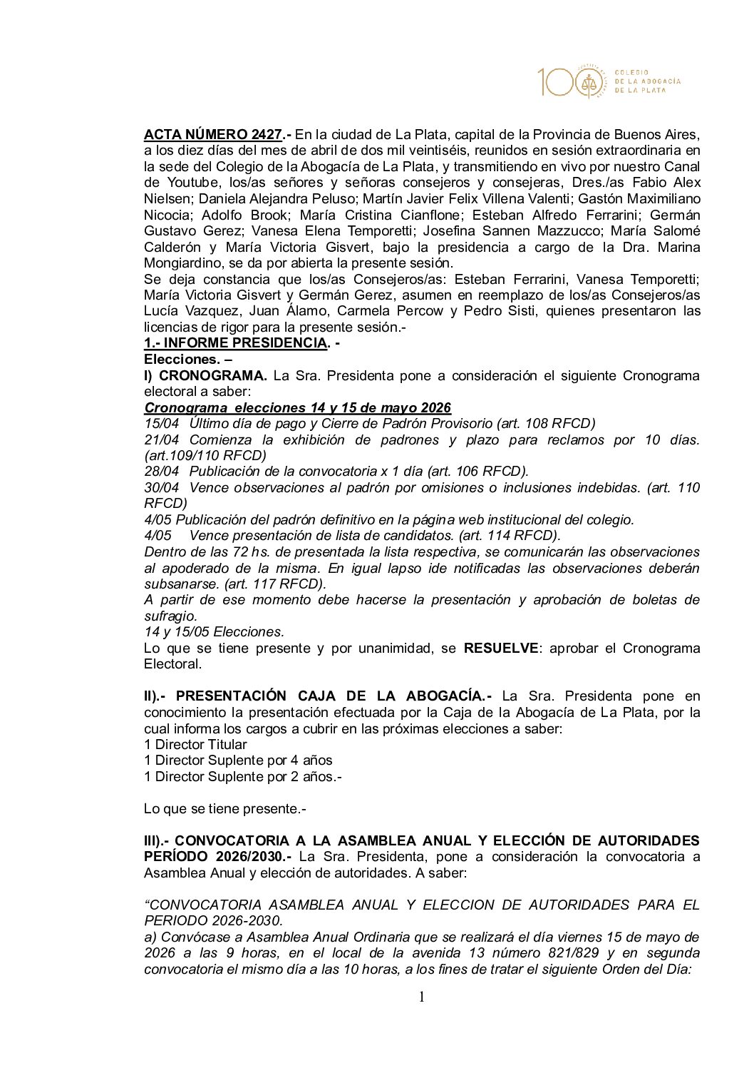 ACTA 2427 CD